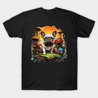 French Bulldog In a Fairy Forest T-Shirt